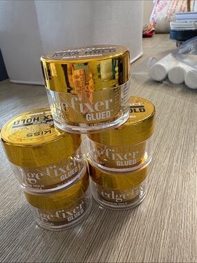 Kiss Edge Fixer Glued Edge Control - Gold